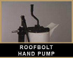 roof Bolt Hand Pump